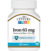 قرص آهن سنتری 65 میلی گرم 120 عدد 21st Century Iron