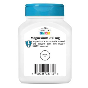 قرص منیزیم سنتری 250 میلی گرم 110 عدد 21st Century Magnesium
