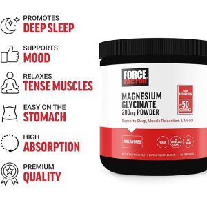 منیزیم گلیسینات فورش فاکتور Force Factor Magnesium Glycinate
