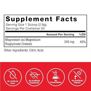 منیزیم گلیسینات فورش فاکتور Force Factor Magnesium Glycinate