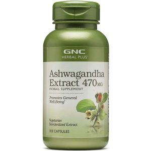 عصاره آشواگاندا جی ان سی 470 میلی گرم GNC Ashwagandha Extract