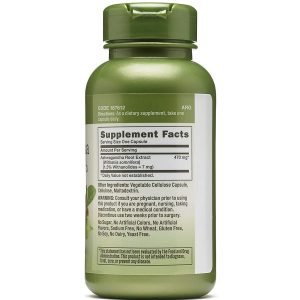 عصاره آشواگاندا جی ان سی 470 میلی گرم GNC Ashwagandha Extract