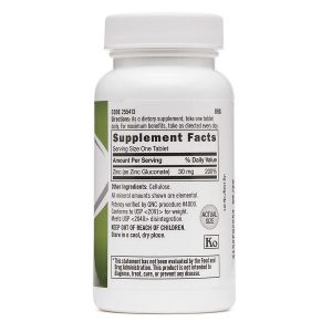 مکمل زینک جی ان سی GNC Zinc 30mg