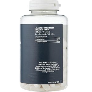 آمینو اسید ال کارنیتین مای ویتامینز 180 عدد برای کاهش وزن و افزایش انرژی