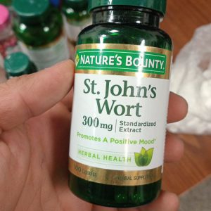 عصاره مخمر سنت جان نیچرز بونتی Nature’s Bounty St. John’s Wort 300mg