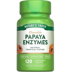 آنزیم پاپایا نیچرز تریث 120 عدد یک مکمل گوارشی با کیفیت بالا