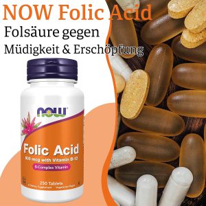 فولیک اسید ناو Now Foods Folic Acid