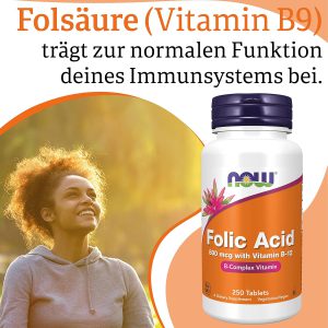 فولیک اسید ناو Now Foods Folic Acid