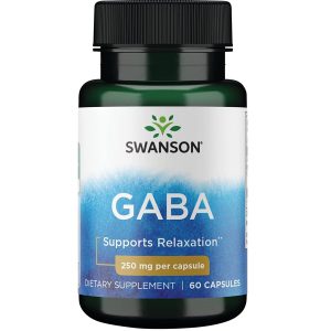 مکمل گابا سوانسون 250 میلی گرم 60 عدد Swanson GABA