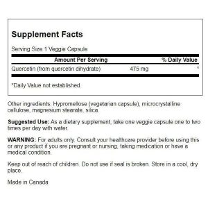 کوئرستین سوانسون 60 عدد برای محافظت در برابر رادیکال‌های آزاد