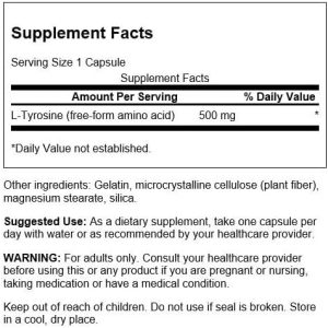 ال تیروزین سوانسون Swanson L-Tyrosine