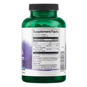 لیکوید کلسیم منیزیم سوانسون Swanson Liquid Calcium & Magnesium