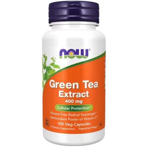 عصاره چای سبز ناو 400 میلی گرم 100 عدد Now Foods Green Tea Extract