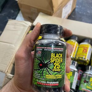 چربی سوز بلک اسپایدر 25 کلوما فارما Cloma Pharma Black Spider
