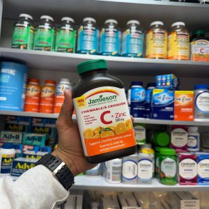 قرص جویدنی ویتامین C و زینک جمیسون 500 میلی گرم 400 عدد