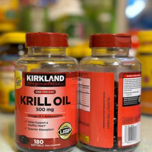 روغن کریل کرکلند 180 عدد Kirkland Signature Krill Oil