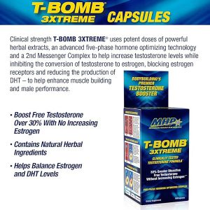 تست بوستر تی بمب ام اچ پی MHP T-Bomb 3xtreme Clinically Tested