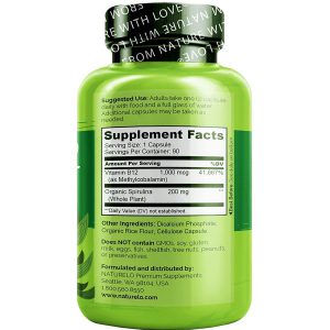 ویتامین B12 نیچرلو گیاهی NATURELO Vegan B12