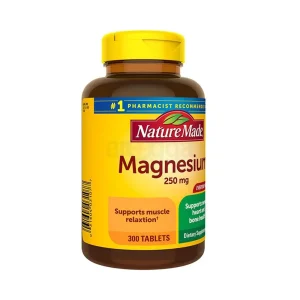 منیزیم نیچرمید 250 میلی گرم 300 عدد Nature Made Magnesium