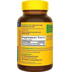 منیزیم نیچرمید 250 میلی گرم 300 عدد Nature Made Magnesium