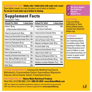 مولتی ویتامین مردانه نیچرمید 250 عدد Nature Made Multi For HER