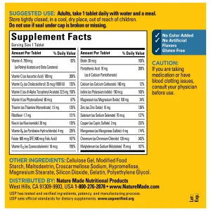 مولتی ویتامین مردانه نیچرمید 250 عدد Nature Made Multi For HIM