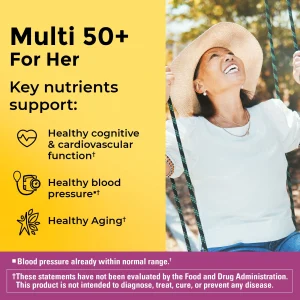 مولتی ویتامین زنانه نیچرمید Nature Made Multi 50 PLUS For Her