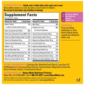 مولتی ویتامین زنانه نیچرمید Nature Made Multi 50 PLUS For Her