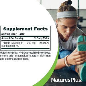 ویتامین ب 1 نیچرز پلاس Natures Plus Vitamin B1