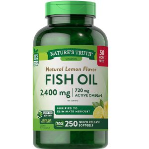 روغن ماهی نیچرز تریث 2400 میلی گرم 250 عدد Nature's Truth Fish Oil