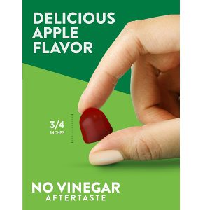 پاستیل سرکه سیب نیچرز تریث ارگانیک 60 عدد