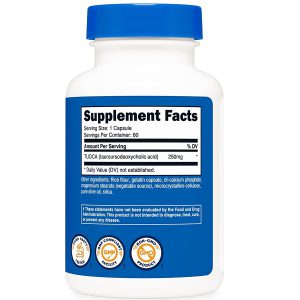 تودکا نوتری کاست 250 میلی گرم 60 عدد Nutricost Tudca