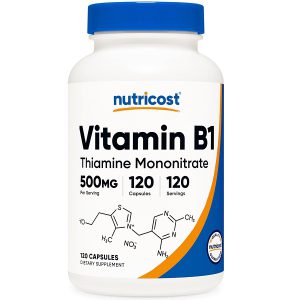 ویتامین ب 1 نوتری کاست 120 عدد Nutricost Vitamin B1