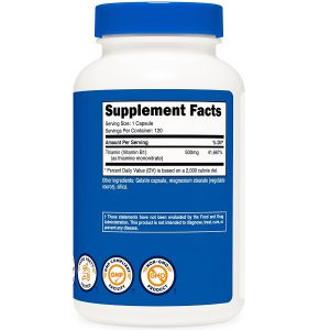 ویتامین ب 1 نوتری کاست 120 عدد Nutricost Vitamin B1