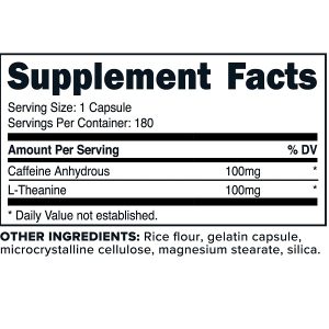 کافئین تیانین پریمافورس PrimaForce Caffeine L-Theanine