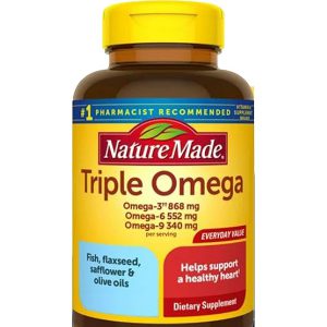 تریپل امگا نیچرمید 74 عدد Nature Made Triple Omega 3-6-9