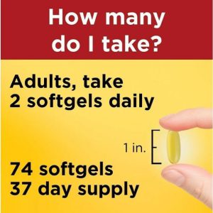 تریپل امگا نیچرمید 74 عدد Nature Made Triple Omega 3-6-9