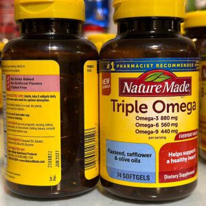 تریپل امگا نیچرمید 74 عدد Nature Made Triple Omega 3-6-9