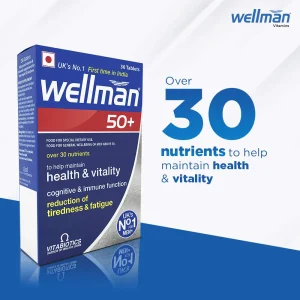 فیفتی پلاس ولمن ویتابیوتیکس VITABIOTICS Wellman 50 Plus