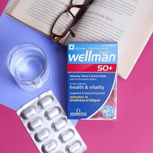 فیفتی پلاس ولمن ویتابیوتیکس VITABIOTICS Wellman 50 Plus