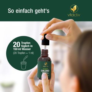 قطره کلروفیل ویت اکتیو نچرال نوتریشن VITACTIV Chlorophyll Drops