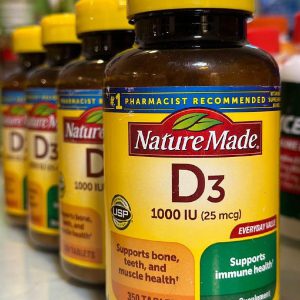 ویتامین D3 1000IU نیچرمید 350 عدد NATURE MADE VITAMIN D3