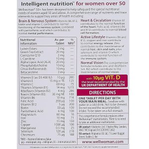 فیفتی پلاس ولمن زنانه ویتابیوتیکس Wellwoman Vitabiotics 50 Plus