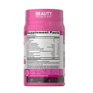 پاستیل مولتی ویتامین زنانه نیچرز تریث 70 عدد حاوی کلاژن