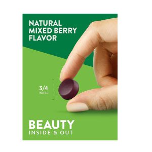 پاستیل مولتی ویتامین زنانه نیچرز تریث 70 عدد حاوی کلاژن