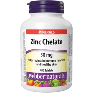 زینک کلات وبر نچرالز 400 عدد Webber Natural Zinc Chelate