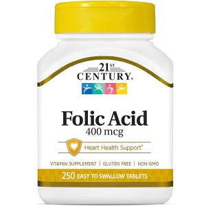 فولیک اسید سوانسون 21st Century Folic Acid