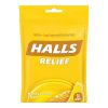آبنبات ضد سرفه هالز با طعم عسل و لیمو 30 عدد HALLS Relief Honey Lemon Flavor Cough Drops