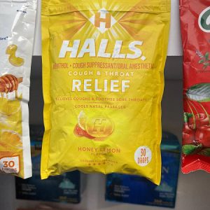 قرص ضد سرفه هالز با طعم عسل و لیمو 30 عدد