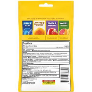 قرص ضد سرفه هالز با طعم عسل و لیمو 30 عدد